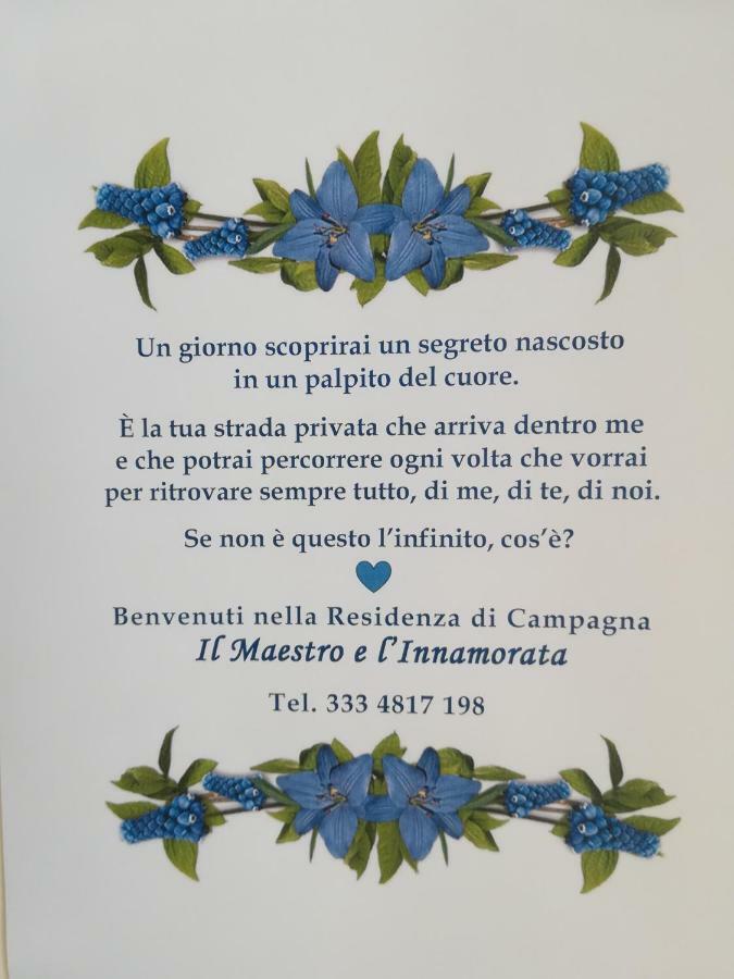 Il Maestro E L'Innamorata Sutri Exterior foto